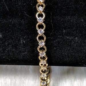 Jewelry - Chainlink Bracelet with Crystals Jewelry - Chainlink Bracelet with Crystals